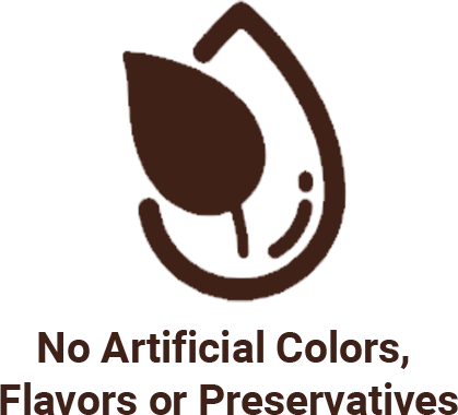 No Added Colors, Flavors or Preservatives