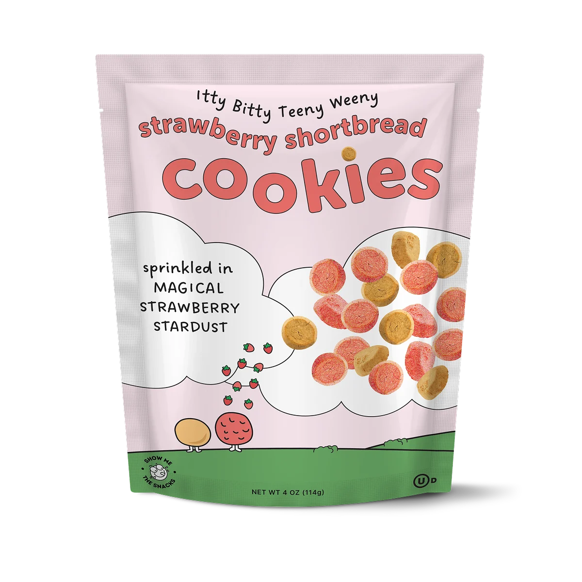 Strawberry Shortbread Cookies